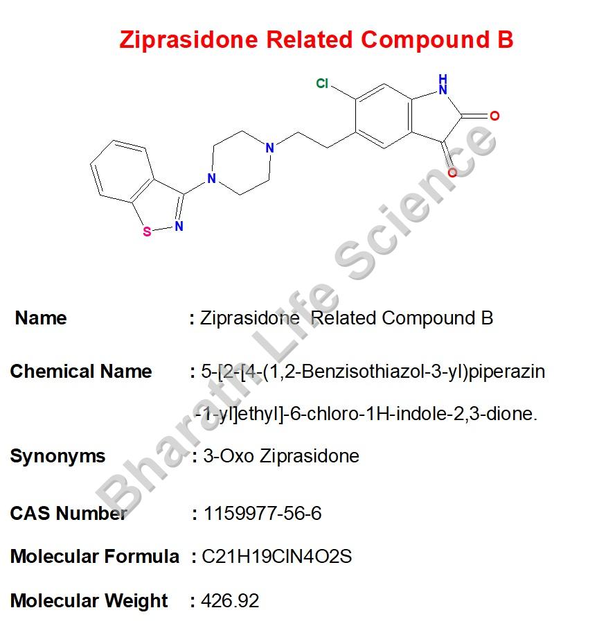 Ziprasidone Related Compound B
